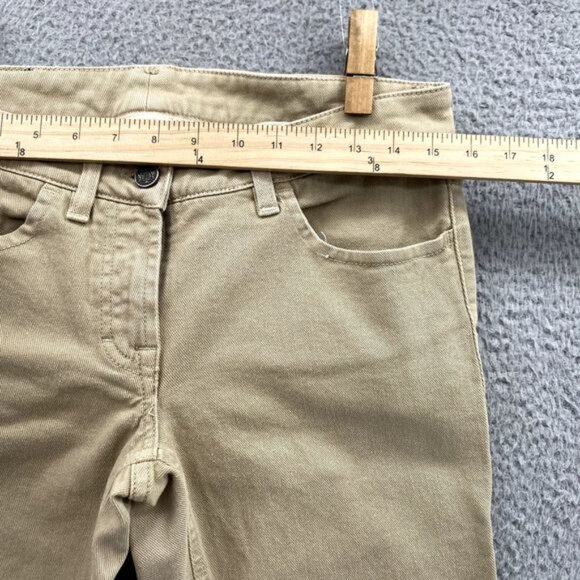 NWOT Brioni Pants Adult 8 Beige Italian Denim Jeans Cotton Stretch Casual Womens - Picture 4 of 13